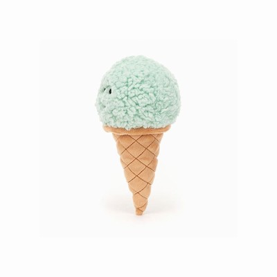 Jellycat Irresistible Ice Cream Mint | OI0639745